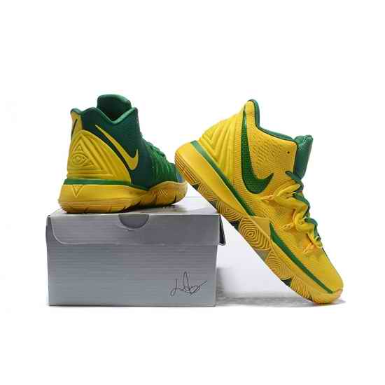 Kyrie Irving V EP Men Basketball Shoes Yellow Green-2